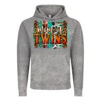 Cloud Rock mom of twins western brushstroke Vintage Hoodie - OliviaCreatesArt
