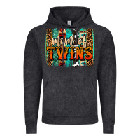Mom Of Twins Western Brushstroke Vintage Hoodie | Teevron
