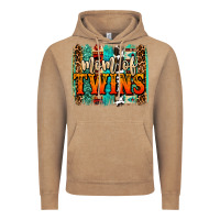 Vintage Coffee mom of twins western brushstroke Vintage Hoodie - OliviaCreatesArt
