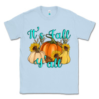 Dusty Blue it's fall y'all Classic Tee - Artiststas