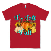 Red it's fall y'all Classic Tee - Artiststas