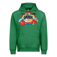 Emerald back to school hello third grade 3200x2400 Urban Hoodie - AdoDesignShop