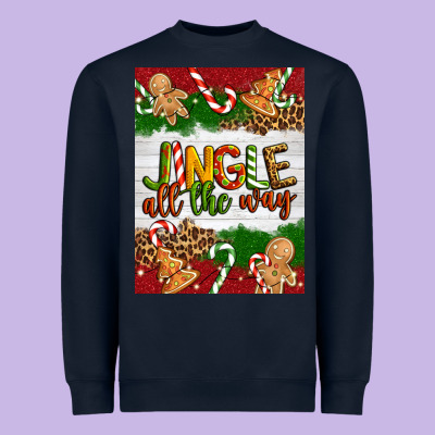 Christmas Jingle All The Way Heavyweight Sweatshirt Designed By Artiststas