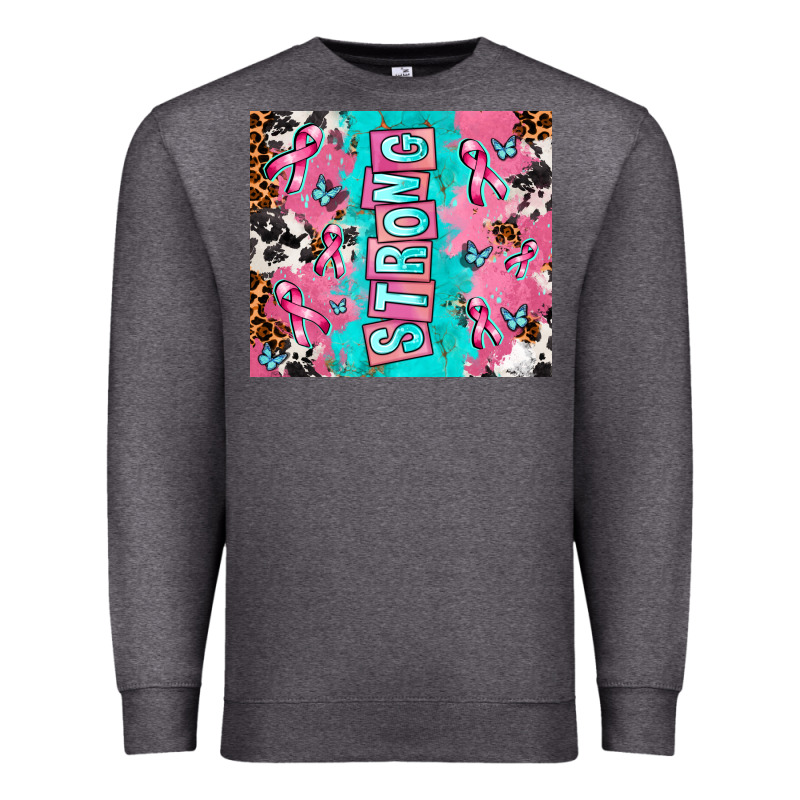 Breast Cancer Awareness Strong Premium Sweatshirt by AdoDesignShop | Teevron