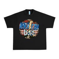 Black All american dad 4th of july Urban Heavy Tee - CowGirlArtShop