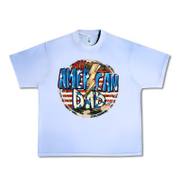 Grape Ice All american dad 4th of july Urban Heavy Tee - CowGirlArtShop