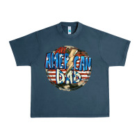 Midnight Navy All american dad 4th of july Urban Heavy Tee - CowGirlArtShop