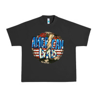 Pigment Black All american dad 4th of july Urban Heavy Tee - CowGirlArtShop
