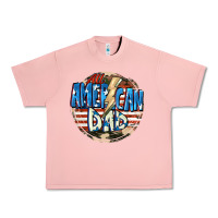 Salmon All american dad 4th of july Urban Heavy Tee - CowGirlArtShop