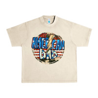 Sandshell All american dad 4th of july Urban Heavy Tee - CowGirlArtShop