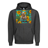 Mama Bear With Sunflowers And Cactus Zipper Hoodie | Teevron