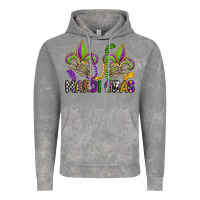 Cloud Rock mardi gras skeleton hands  fleur de lis Vintage Hoodie - OliviaCreatesArt