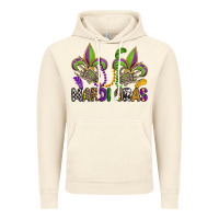 Vintage Artic mardi gras skeleton hands  fleur de lis Vintage Hoodie - OliviaCreatesArt