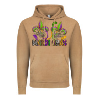 Vintage Camel mardi gras skeleton hands  fleur de lis Vintage Hoodie - OliviaCreatesArt