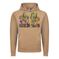 Vintage Coffee mardi gras skeleton hands  fleur de lis Vintage Hoodie - OliviaCreatesArt