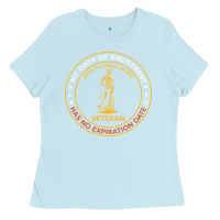 Baby Blue National Guard Veteran shirt Ladies Tee - longCreatives