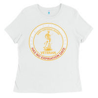 White National Guard Veteran shirt Ladies Tee - longCreatives