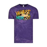 Cloud Purple Horse Mom Rope Vintage Tee - HowdyJamesFarm