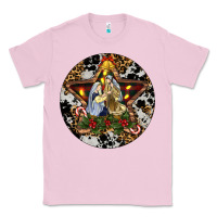 Bubblegum Pink Oh Holy Night Christmas Classic Tee - RanaPortraitStore