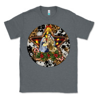 Charcoal Heather Oh Holy Night Christmas Classic Tee - RanaPortraitStore