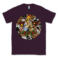 Plum Oh Holy Night Christmas Classic Tee - RanaPortraitStore