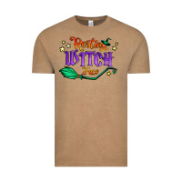 Vintage Coffee resting witch face Vintage Tee - Jasminsmagicworld