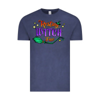 Vintage Denim resting witch face Vintage Tee - Jasminsmagicworld