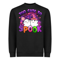 Black too cute spook Heavyweight Sweatshirt - Artiststas