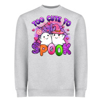 Heather Grey too cute spook Heavyweight Sweatshirt - Artiststas