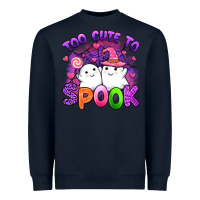 Navy too cute spook Heavyweight Sweatshirt - Artiststas