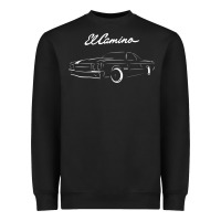 Black El Camino Heavyweight Sweatshirt - longCreatives