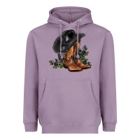 Lavender black cowgirl  and roses Heavyweight Hoodie - AdoDesignShop