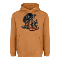 Meerkat black cowgirl  and roses Heavyweight Hoodie - AdoDesignShop