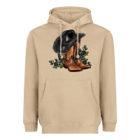 Mushroom black cowgirl  and roses Heavyweight Hoodie - AdoDesignShop