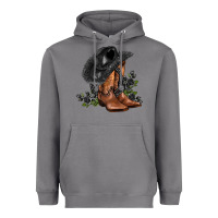 Storm black cowgirl  and roses Heavyweight Hoodie - AdoDesignShop