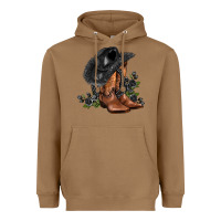 Toasted Coconut black cowgirl  and roses Heavyweight Hoodie - AdoDesignShop