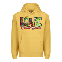 Antique Gold Love Came Down Premium Hoodie - CowhideDigitalArt
