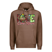 Chestnut Love Came Down Premium Hoodie - CowhideDigitalArt