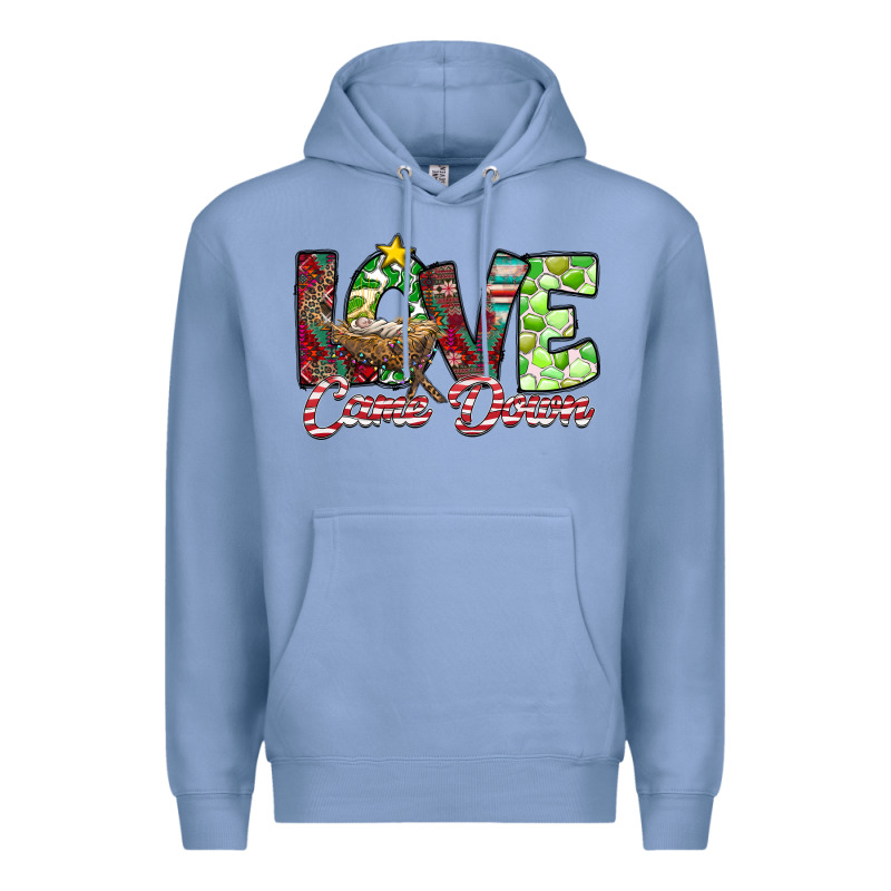 Love Came Down Premium Hoodie by CowhideDigitalArt | Teevron