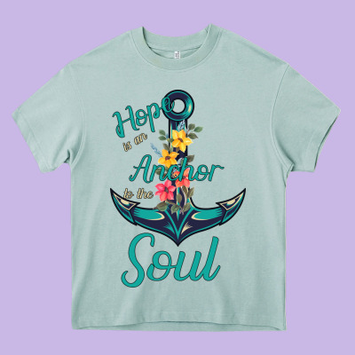 Hope Is The Anchor Heavy Core Tee Designed By Bettercallsaul