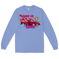 Colony Blue Loads of love Valentine's day truck Long Sleeve Tee - FaDigitalArtStudio