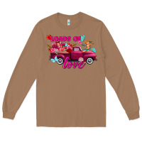 Toasted Coconut Loads of love Valentine's day truck Long Sleeve Tee - FaDigitalArtStudio
