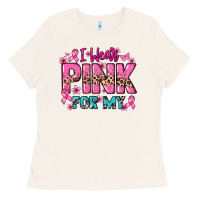 Bone I wear pink for my custom name Cancer Awareness Ladies Tee - HowdyJamesFarm