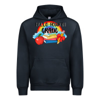 Navy back to school hello fourth grade 3200x2400 Urban Hoodie - AdoDesignShop