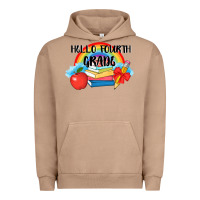 Pigment Burro back to school hello fourth grade 3200x2400 Urban Hoodie - AdoDesignShop