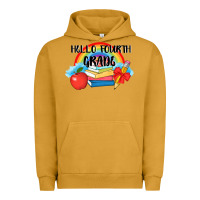 Pigment Peanut Butter back to school hello fourth grade 3200x2400 Urban Hoodie - AdoDesignShop