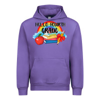Tulip back to school hello fourth grade 3200x2400 Urban Hoodie - AdoDesignShop