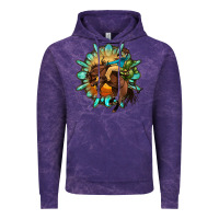 Cloud Purple gemstone cowboy Vintage Hoodie - OliviaCreatesArt