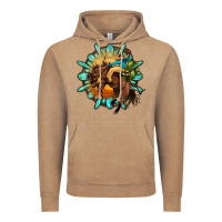 Vintage Coffee gemstone cowboy Vintage Hoodie - OliviaCreatesArt
