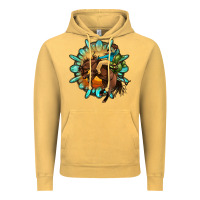 Vintage Mustard gemstone cowboy Vintage Hoodie - OliviaCreatesArt